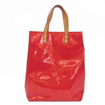 Louis Vuitton Red Monogram Vernis Reade mm Tote Bag