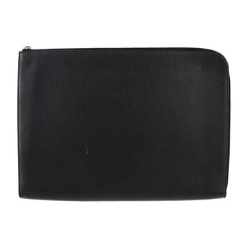 LOUIS VUITTON Pochette Jules GM NM Clutch Bag M67768 Taurillon Leather Black Pouch L Shape
