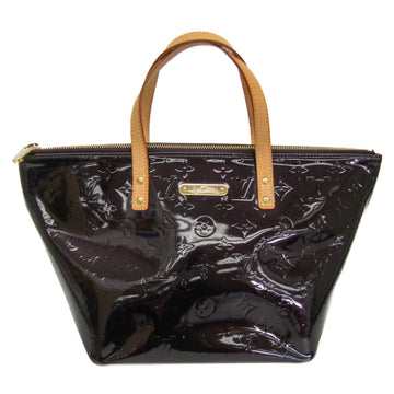 LOUIS VUITTON Monogram Vernis Bellevue PM M93585 Women's Handbag Amarante
