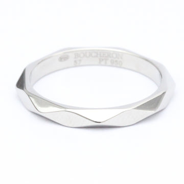 BOUCHERON Facette Ring Medium Ring 18K White Gold Band Ring BF560692