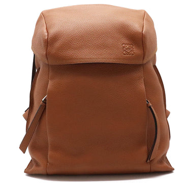 Loewe T Backpack Small Rucksack Calfskin Leather Brown 316.41.P32