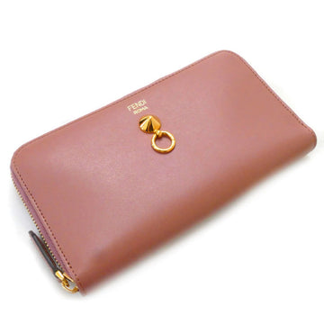 FENDI By the Way Long Wallet Round Zipper English Rose Pink 8M0299 SME F10DU Ladies