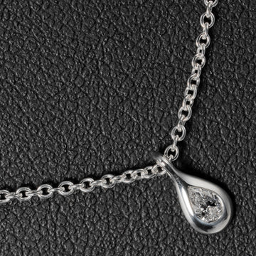 TIFFANY Visthe Yard Pear Shape Necklace 925 Silver Diamond &Co.