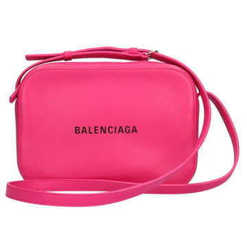 Balenciaga Everyday Camera Bag Shoulder Leather Pink Ladies