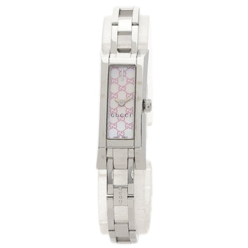GUCCI YA110 GG Watch Stainless Steel/SS Ladies