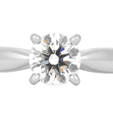 Van Cleef & Arpels Bonnur Diamond 0.41ct (E / VVS2 3EX) Ring Pt950 # 47 VCARG28800