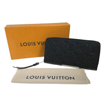 LOUIS VUITTON Long Wallet Empreinte Zippy M61864  Black