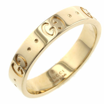 Gucci Ring Icon Width Approx. 4mm 660070 J8500 8000 K18 Yellow Gold No. 14 Men's GUCCI K21014424