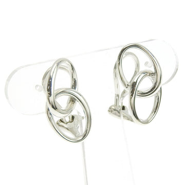 TIFFANY Double Loop Elsa Peretti Silver 925 Women's Earrings
