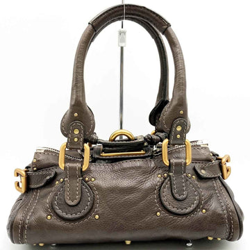 CHLOeChloe  Paddington Shoulder Bag No Key Brown Leather Ladies 03 05 51 ITLBT6TV314G