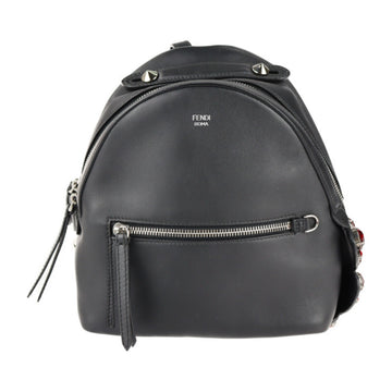 FENDIWith  visor way bijou By The Way rucksack daypack 8BZ036 leather crystal black backpack mini-bag steering wheel