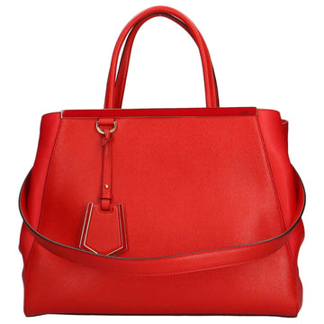 FENDI toujour shoulder bag leather red ladies