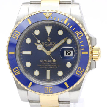 ROLEXPolished  Submariner Date 116613LB Steel Automatic Mens Watch BF555260