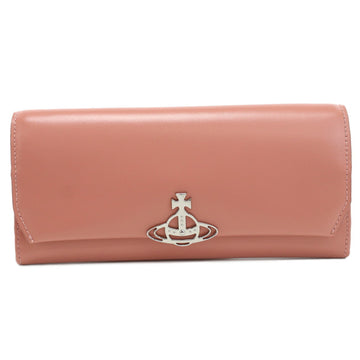 VIVIENNE WESTWOOD 51040068 Long wallet with tri-fold coin purse/Leather PINK Women's