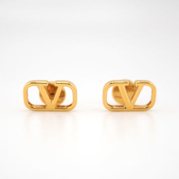 VALENTINO/ Garavani V Logo Earrings Gold Women's
