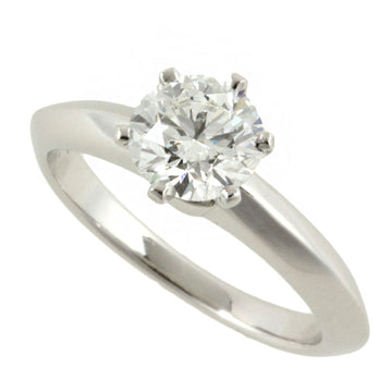 TIFFANY & Co. Marriage Ring Pt950 Diamond 0.851ct [H-VVS2-EX-NONE] No. 6.5