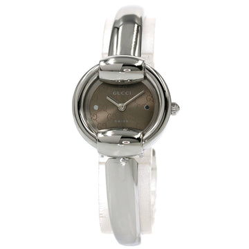 GUCCI 1400L GG Dial Watch Stainless Steel/SS Ladies