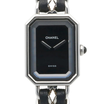 CHANEL Premiere L Watch Stainless Steel H0451-L Quartz Ladies Bracelet