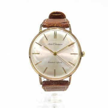 SEIKO Champion 15026E Manual winding 17 stone antique clock wristwatch men's