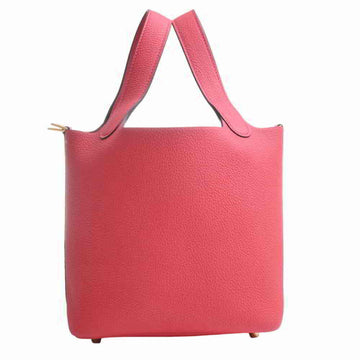 Hermes Taurillon Maurice Picotin Lock PM Handbag Pink