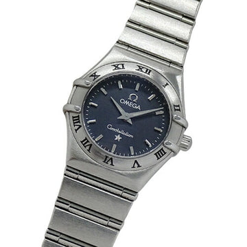 OMEGA Constellation 1562.40 Watch Ladies Quartz Stainless Steel SS Silver Navy Polished