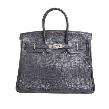 Hermes Togo Birkin 25 Handbag Black