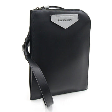GIVENCHY shoulder bag Antigona black gray leather men