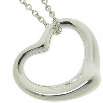 TIFFANY&Co. Open Heart Necklace Elsa Peretti 925 Silver Made in Spain Women's