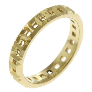 TIFFANY&Co. T True Narrow Ring No. 9 K18 Yellow Gold Women's