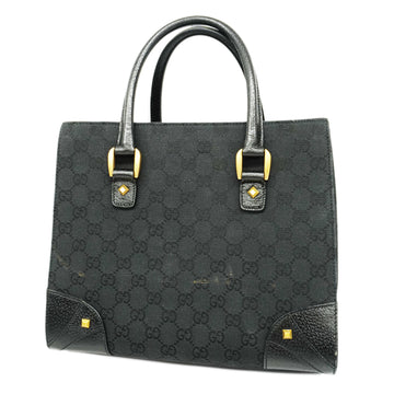 GUCCIAuth  GG Canvas Handbag 120895 Women's Black