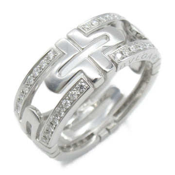 BVLGARI Parentesi openwork diamond ring Ring Clear K18WG[WhiteGold] Clear