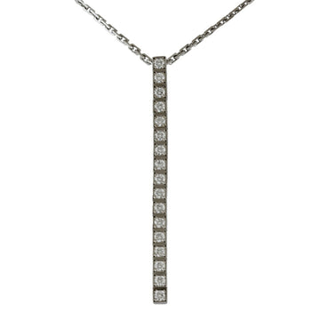 CARTIER Raniere Diamond Necklace 18K K18 White Gold Ladies