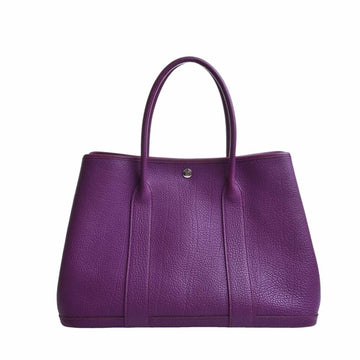 HERMES Negonda Garden PM Handbag Purple Ladies