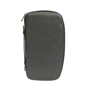LOUIS VUITTON Taiga Travel Case Organizer Atoll M30652 Men's Taiga Leather Long Wallet [bi-fold] Ardoise