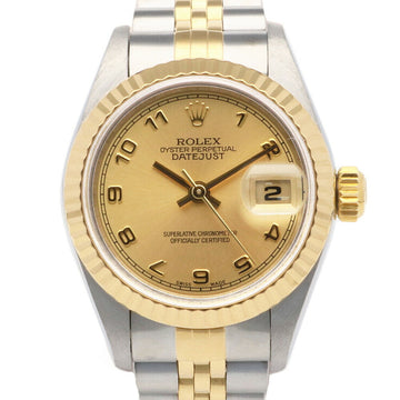 ROLEX Datejust Oyster Perpetual Watch Stainless Steel 69173 Ladies