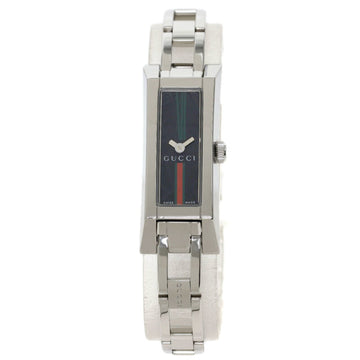 Gucci YA110 Square Face Watch Stainless Steel / SS Ladies GUCCI