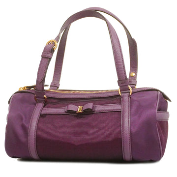 SALVATORE FERRAGAMOAuth  Vara Handbag Women's Nylon,Leather Handbag