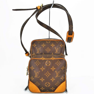 LOUIS VUITTON Non-stick Amazon Monogram Shoulder Bag Brown Women's Men's Fashion M45236