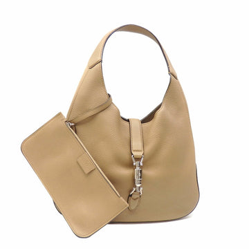 Gucci Shoulder Bag Jackie Ladies Brown Leather 365458