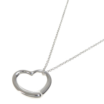 TIFFANY Open Heart Necklace Silver Women's &Co.