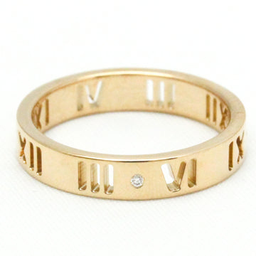 TIFFANY Atlas Pierced Diamond Ring Pink Gold [18K] Fashion Diamond Band Ring Pink Gold