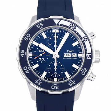 IWC Aquatimer Chronograph IW376711 Blue Dial Watch Men's