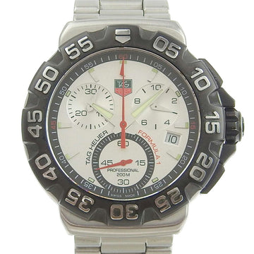 Tag Heuer Formula 1 Chronograph Date Men's Quartz Watch Silver Dial CAH1111 BA0850