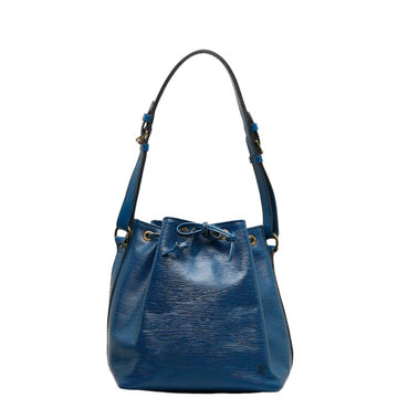 LOUIS VUITTON Epi Petit Noe One Shoulder Bag Handbag M44105 Toledo Blue Leather Ladies