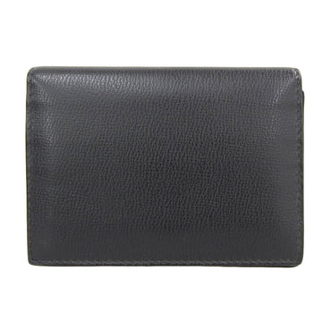 Salvatore Ferragamo card case business holder leather black