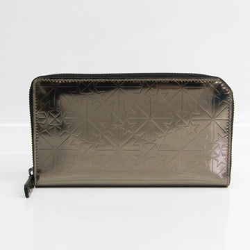 JIMMY CHOO CARNABY Graphic Star Women's Leather Long Wallet [bi-fold] Metallic Bronze