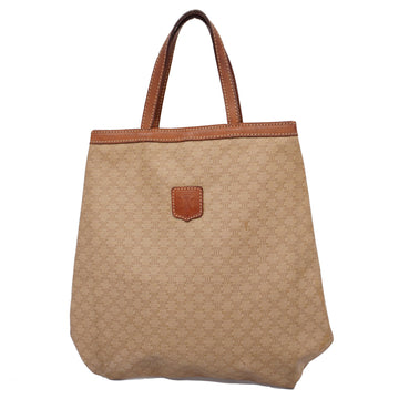 CELINEAuth  Macadam Handbag Women's PVC,Leather Beige,Brown