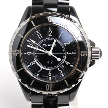 CHANEL J12 Black Ceramic Watch Battery Operated H0682 Ladies