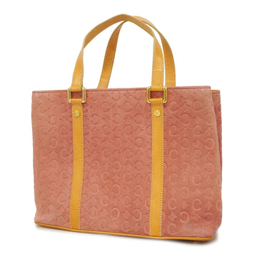 CELINEAuth  C Macadam Women's Suede Handbag Pink