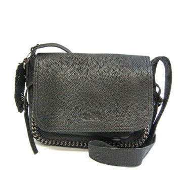 COACH Small Dakota 33947 Women's Leather Shoulder Bag Black